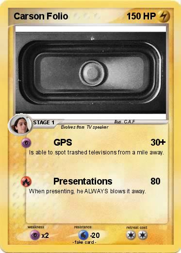 Pokemon Carson Folio