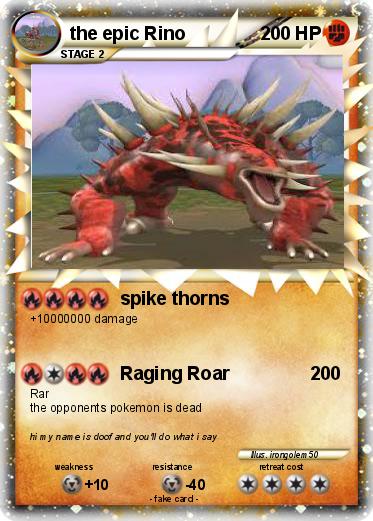 Pokemon the epic Rino