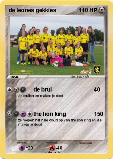 Pokemon de leones gekkies