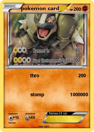 Pokemon pokemon card