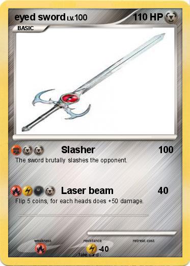 Pokemon eyed sword