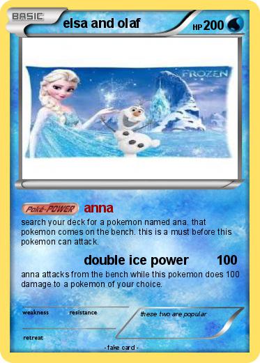 Pokemon elsa and olaf
