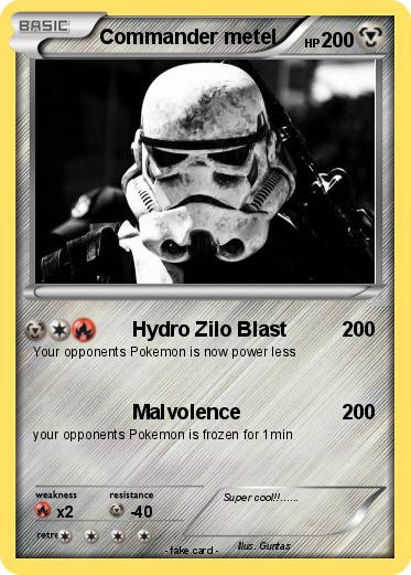 Pokemon Commander metel