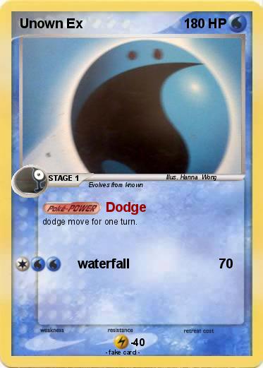 Pokemon Unown Ex