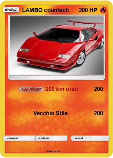 Pokemon LAMBO countach