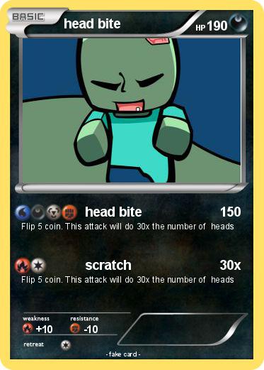 Pokemon head bite