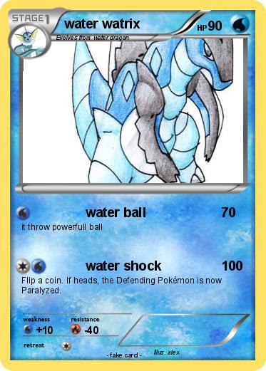 Pokemon water watrix