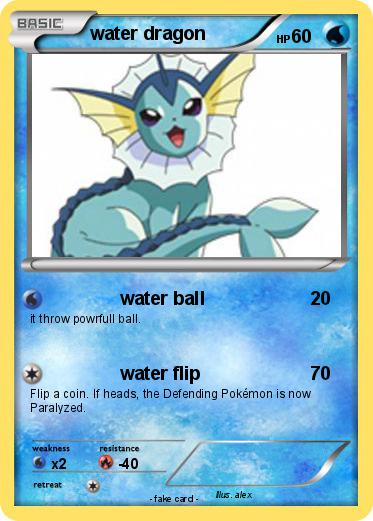 Pokemon water dragon