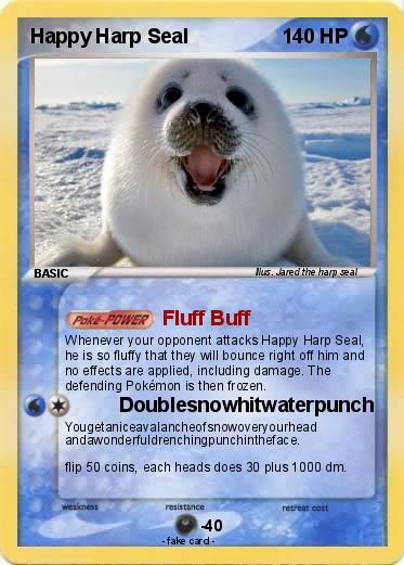 Pokemon Happy Harp Seal