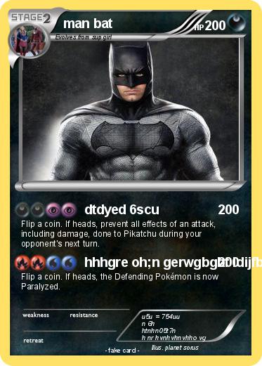 Pokemon man bat