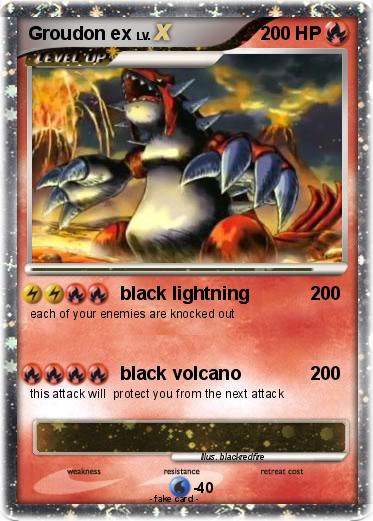 Pokemon Groudon ex