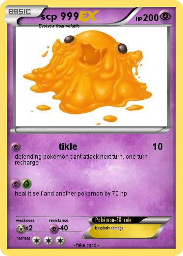 Pokemon scp 999