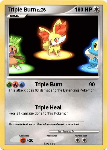 Pokemon Triple Burn