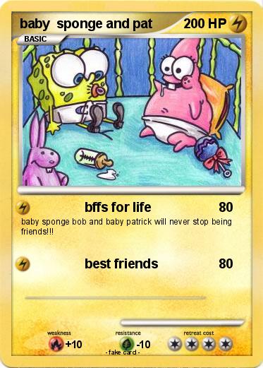 Pokemon baby  sponge and pat