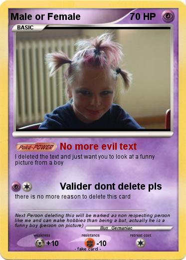 Pokemon Male or Female