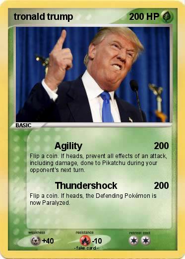 Pokemon tronald trump