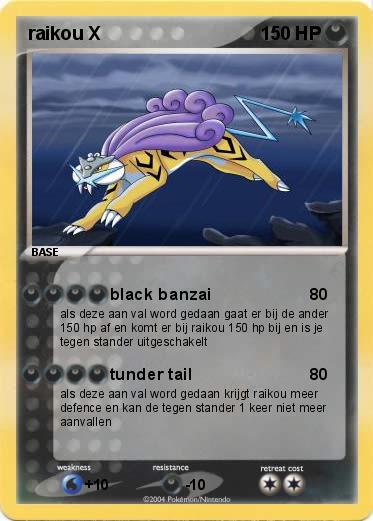 Pokemon raikou X