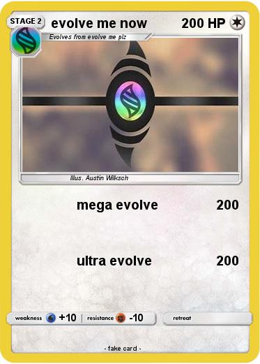 Pokemon evolve me now