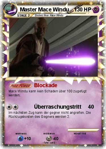 Pokemon Master Mace Windu