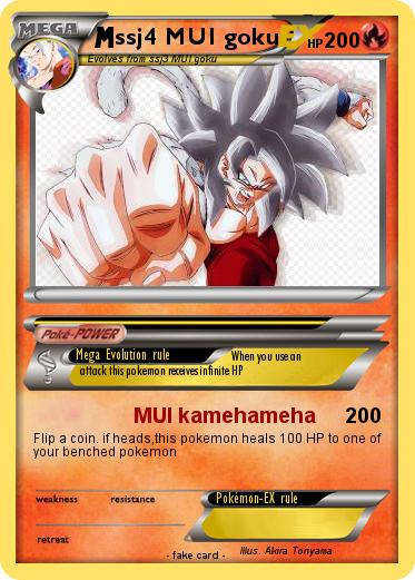 Pokemon ssj4 MUI goku