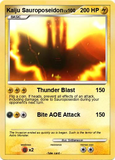Pokemon Kaiju Sauroposeidon