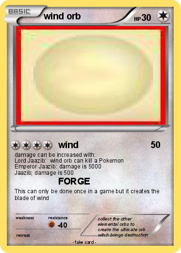 Pokemon wind orb