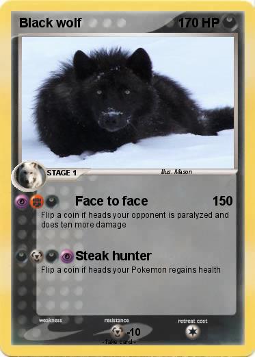 Pokemon Black wolf