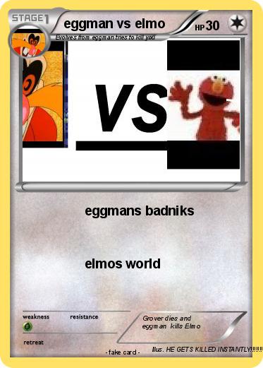 Pokemon eggman vs elmo