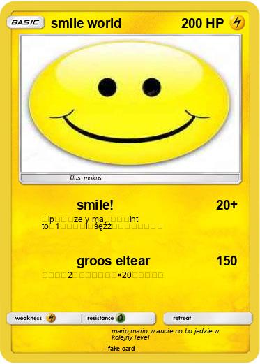 Pokemon smile world