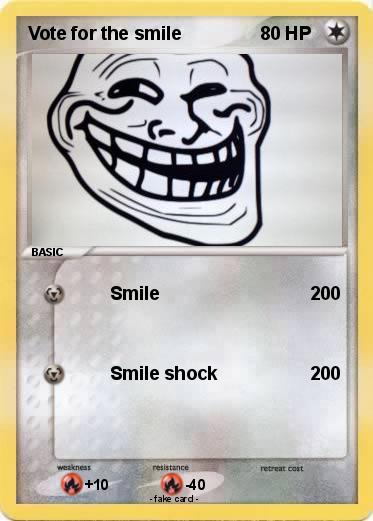 Pokemon Vote for the smile