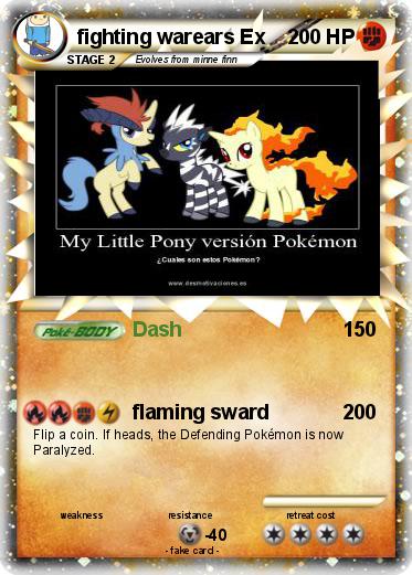 Pokemon fighting warears Ex