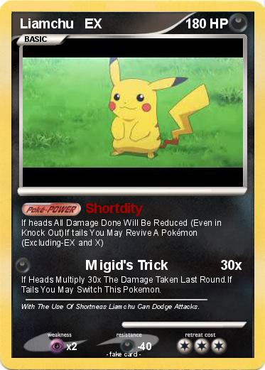 Pokemon Liamchu   EX