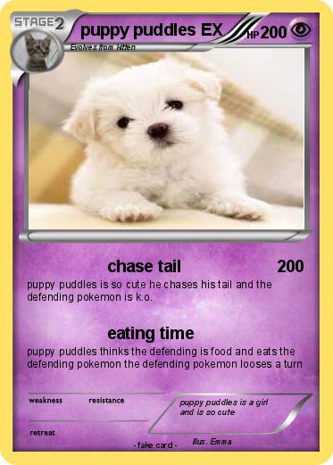 Pokemon puppy puddles EX