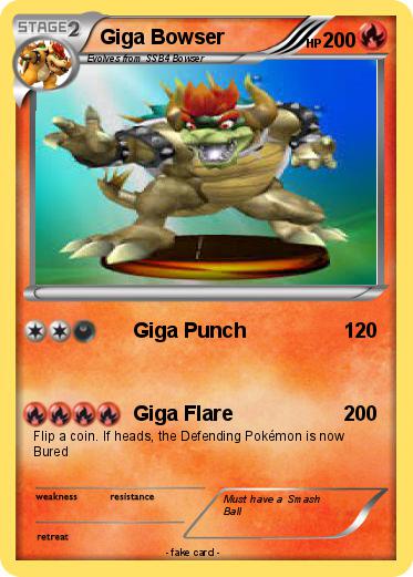 Pokemon Giga Bowser