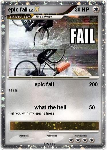 Pokemon epic fail