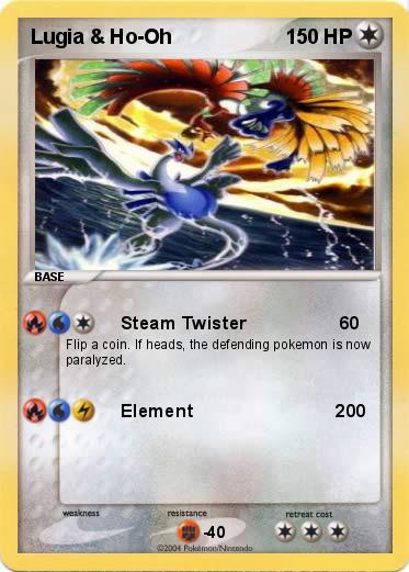 Pokemon Lugia & Ho-Oh