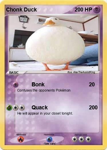 Pokemon Chonk Duck