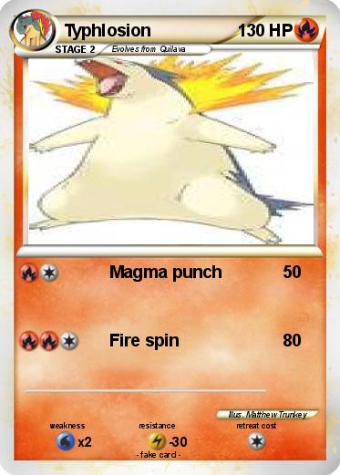 Pokemon Typhlosion
