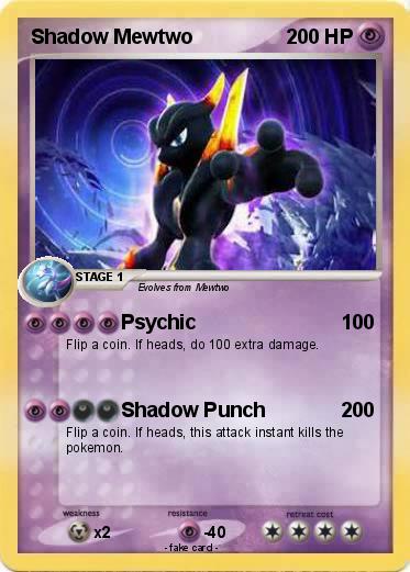 Pokemon Shadow Mewtwo