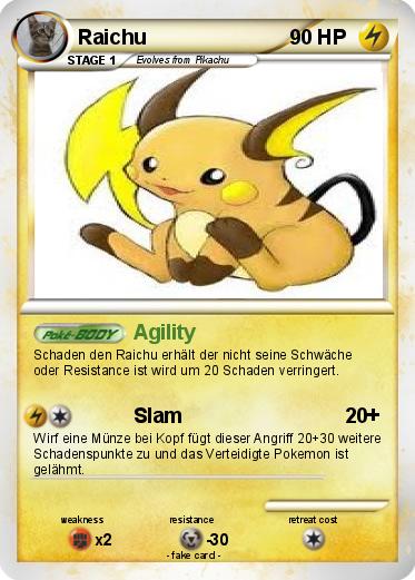 Pokemon Raichu