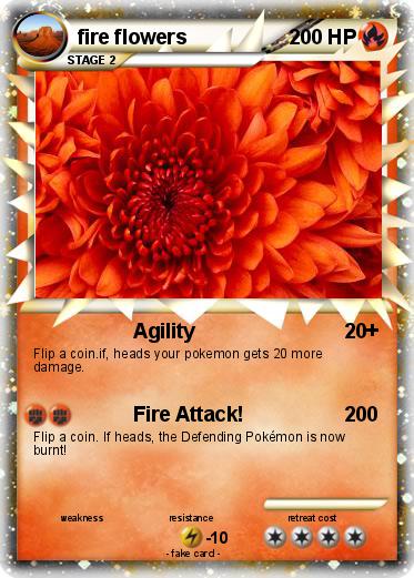 Pokemon fire flowers