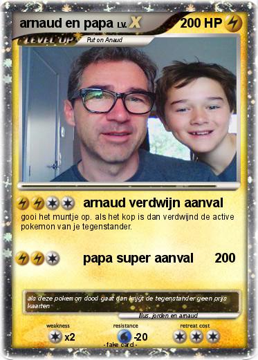 Pokemon arnaud en papa