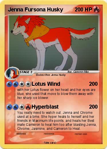 Pokemon Jenna Fursona Husky