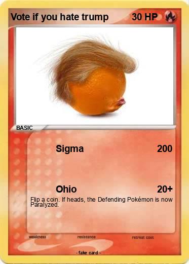 Pokemon Vote if you hate trump