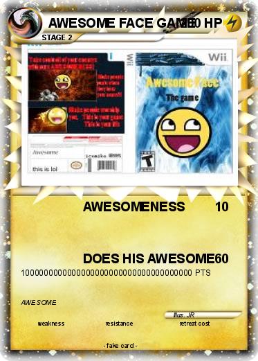 Pokemon AWESOME FACE GAME