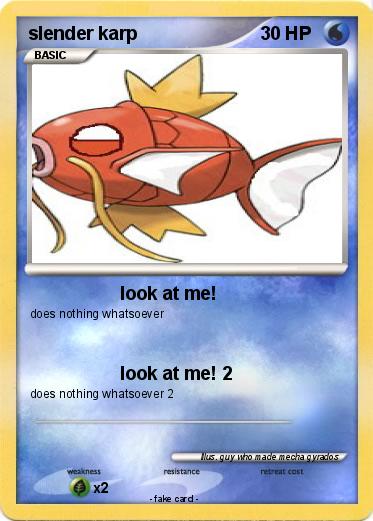 Pokemon slender karp