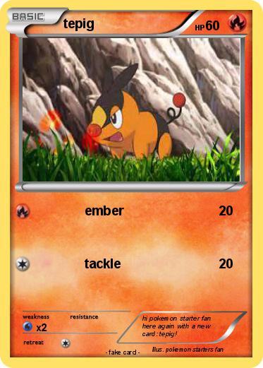 Pokemon tepig