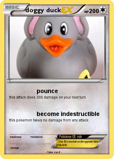 Pokemon doggy duck