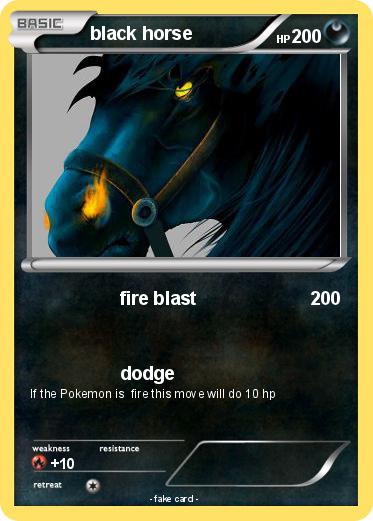Pokemon black horse
