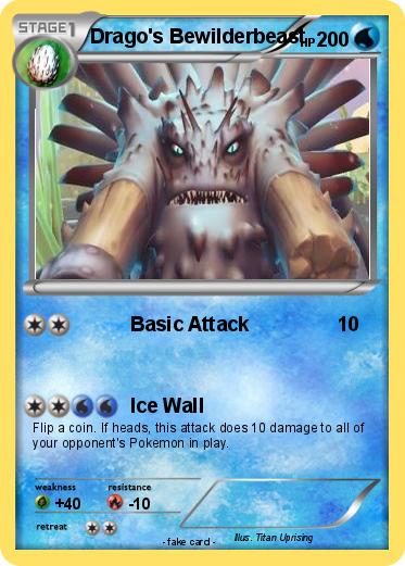Pokemon Drago's Bewilderbeast